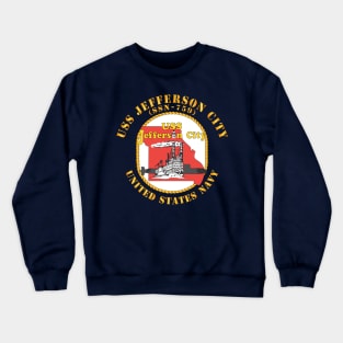 USS Jefferson City (SSN-759) Crewneck Sweatshirt